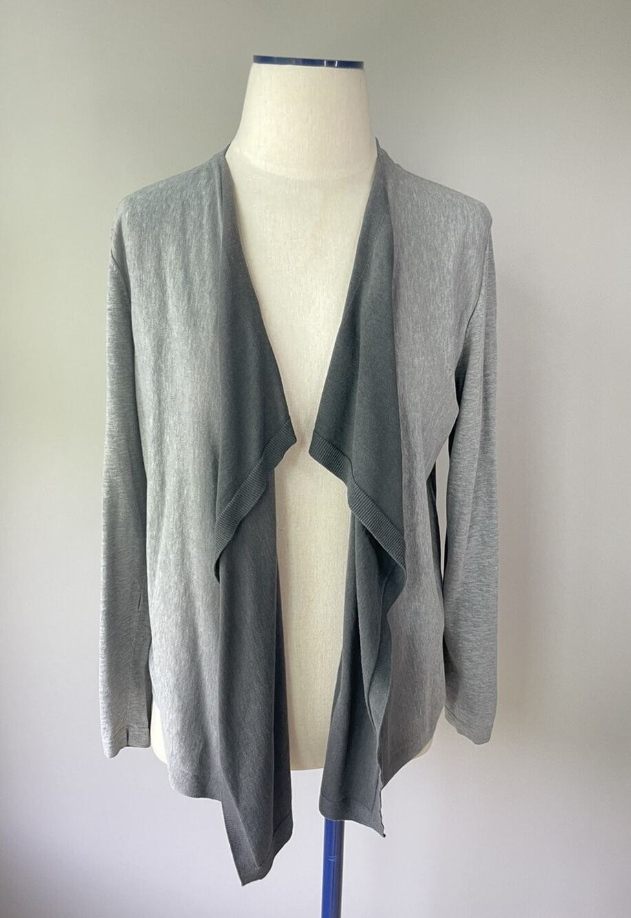 Lafayette 148 New York Women’s S Ombre Waterfall Cotton Lightweight Cardigan